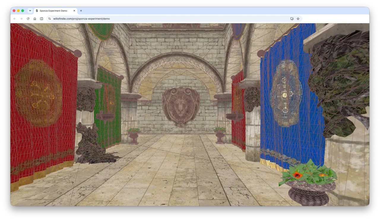 Very basic Sponza render