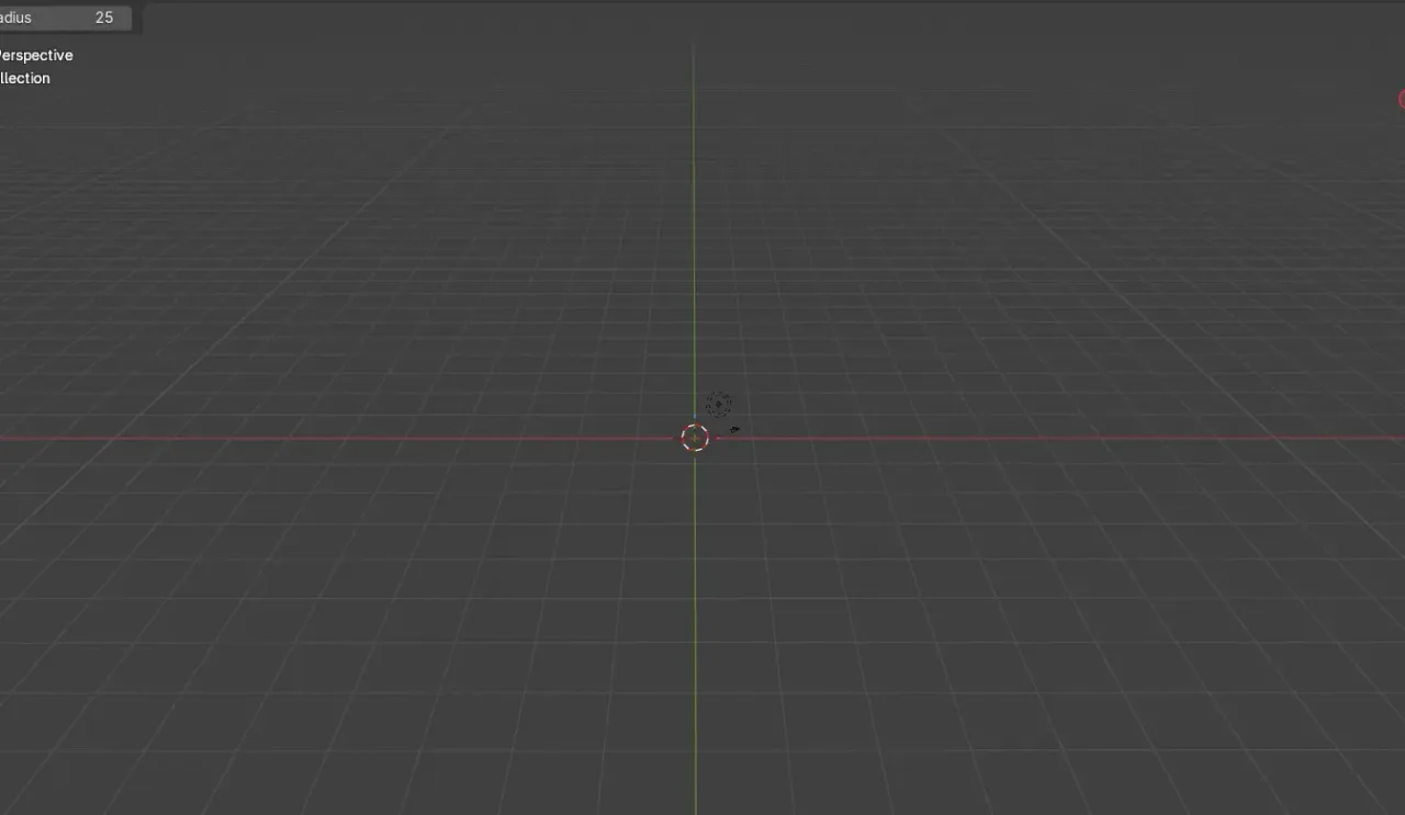 Blender's editor grid